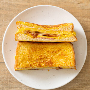 Toasted Bacon, Egg and Cheese Sandwich